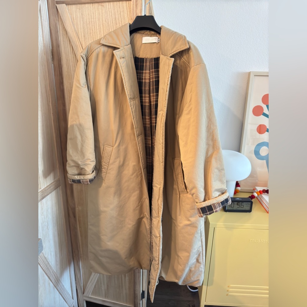 Cream Cozy Jacket with Unique Design